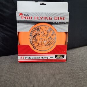 Pro Flying Disc - Orange Professional Outdoor Game Frisbee